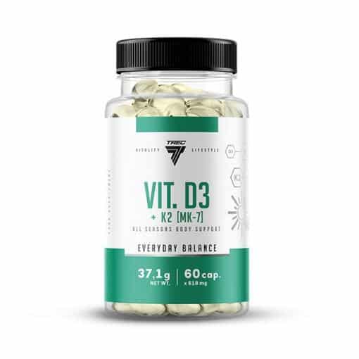 Trec Nutrition - Vit D3 + K2 MK-7 - 60 caps