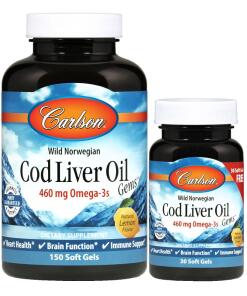 Carlson Labs - Wild Norwegian Cod Liver Oil Gems