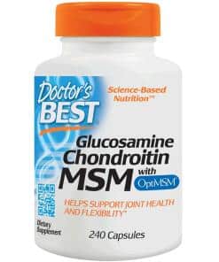 Doctor's Best - Glucosamine Chondroitin MSM with OptiMSM - 240 caps