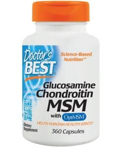 Doctor's Best - Glucosamine Chondroitin MSM with OptiMSM - 360 caps