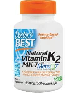 Doctor's Best - Natural Vitamin K2 MK7 with MenaQ7