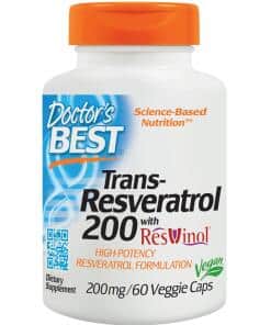Doctor's Best - Trans-Resveratrol with ResVinol-25