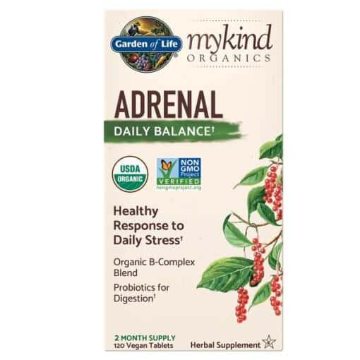 Garden of Life - Mykind Organics Adrenal Daily Balance - 120 vegan tablets