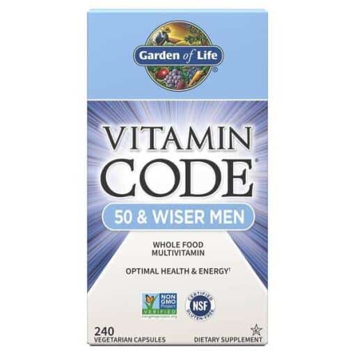 Garden of Life - Vitamin Code 50 & Wiser Men - 240 vcaps