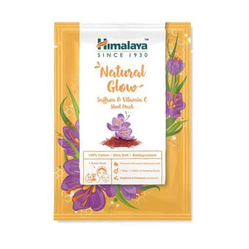 Himalaya - Natural Glow Saffron & Vitamin C Sheet Mask - 30 ml.