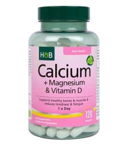 Holland & Barrett - Calcium + Magnesium & Vitamin D - 120 vegetarian tabs
