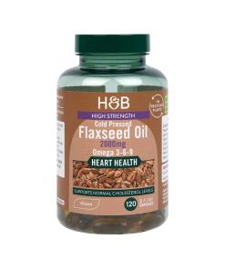 Holland & Barrett - High Strength Cold Pressed Flaxseed Oil