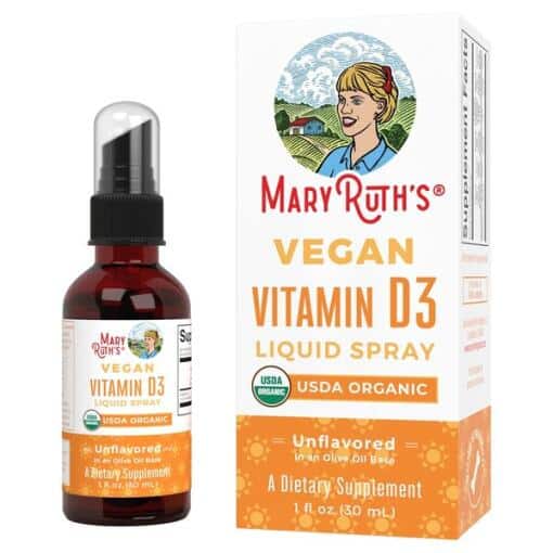 MaryRuth Organics - Vegan Vitamin D3 Liquid Spray - 30 ml.