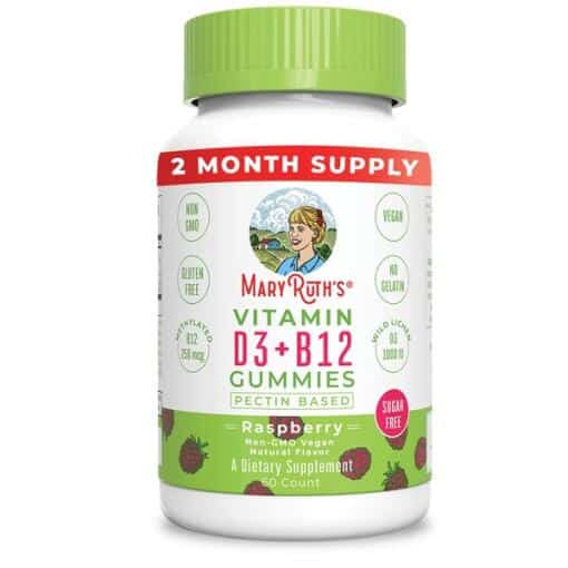 MaryRuth Organics - Vitamin D3 + B12 Gummies