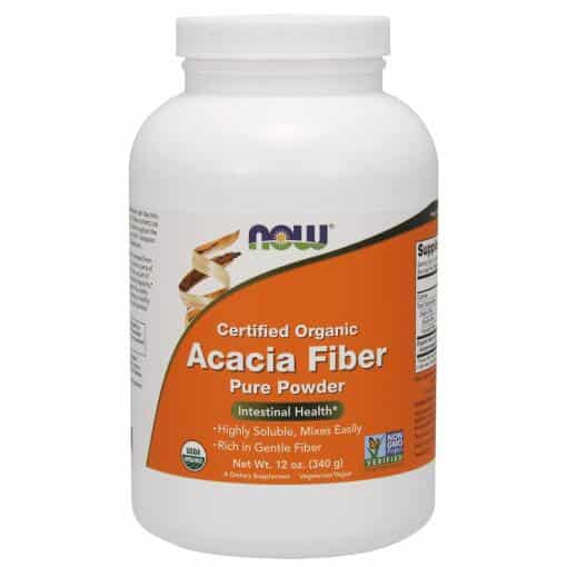 NOW Foods - Acacia Fiber Organic Powder - 340g