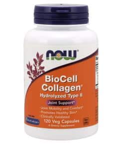 NOW Foods - BioCell Collagen Hydrolyzed Type II - 120 vcaps