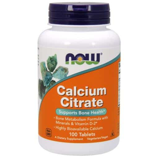 NOW Foods - Calcium Citrate with Minerals & Vitamin D-2 - 100 tabs