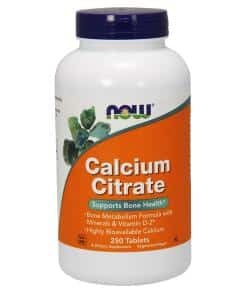 NOW Foods - Calcium Citrate with Minerals & Vitamin D-2 - 250 tabs