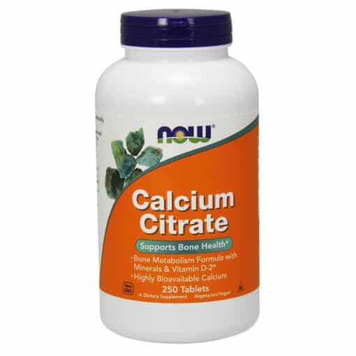 NOW Foods - Calcium Citrate with Minerals & Vitamin D-2 - 250 tabs