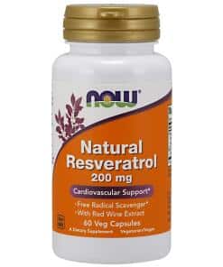 NOW Foods - Natural Resveratrol with Red Wine Extract