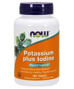 NOW Foods - Potassium plus Iodine - 180 tabs