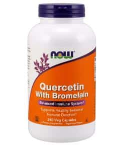 NOW Foods - Quercetin with Bromelain - 240 vcaps