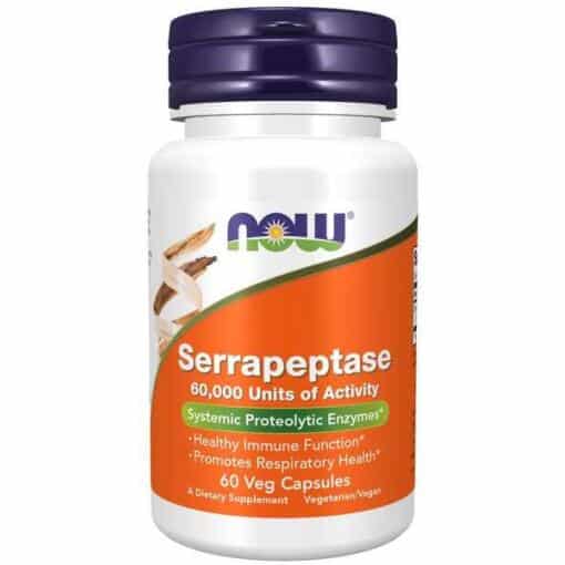 NOW Foods - Serrapeptase - 60 vcaps