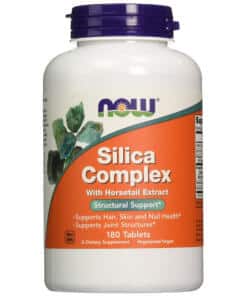 NOW Foods - Silica Complex with Horsetail Extract - 180 tablets