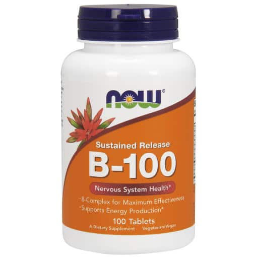 NOW Foods - Vitamin B-100 Sustained Release - 100 tabs