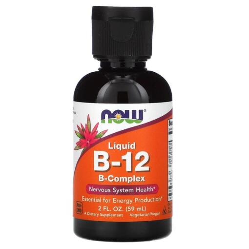 NOW Foods - Vitamin B-12 Liquid B-Complex - 59 ml.