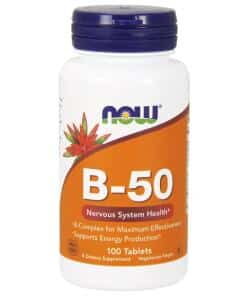 NOW Foods - Vitamin B-50 - 100 tablets