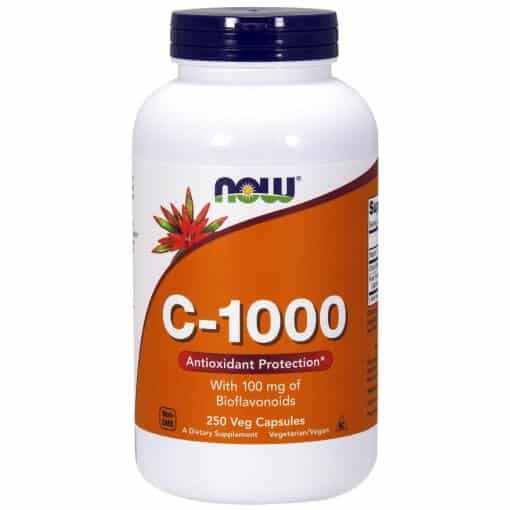 NOW Foods - Vitamin C-1000 with 100mg Bioflavonoids - 250 vcaps