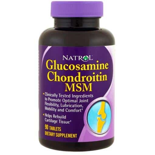 Natrol - Glucosamine Chondroitin MSM - 90 tabs
