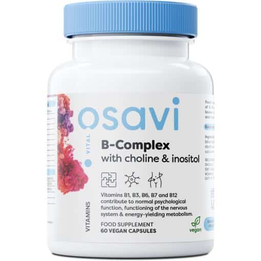 Osavi - B-Complex with Choline & Inositol - 60 vegan caps