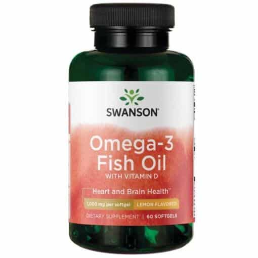 Swanson - Omega-3 Fish Oil with Vitamin D