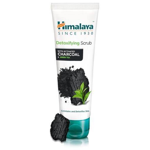 Himalaya - Detoxifying Scrub with Activated Charcoal & Green Tea - 75 ml.