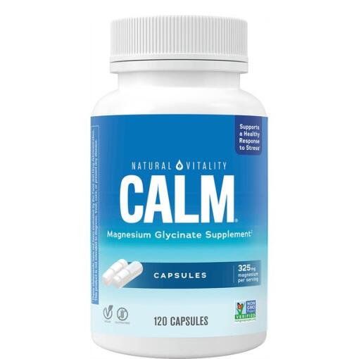Natural Vitality - Calm Magnesium Glycinate - 120 caps