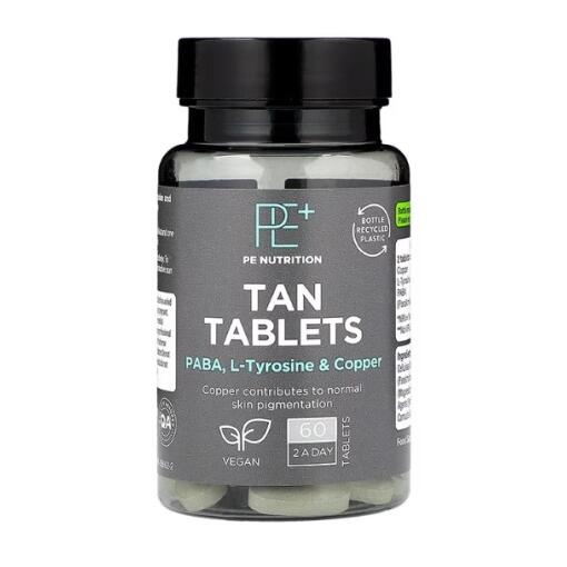 Holland & Barrett - PE Nutrition Tan Tablets - 60 vegan tablets