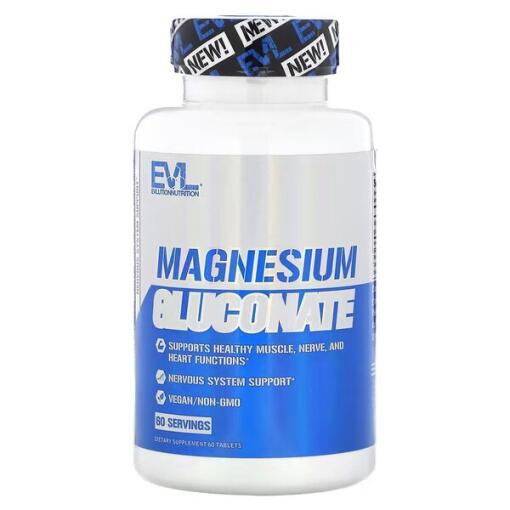 EVLution Nutrition - Magnesium Gluconate - 60 tablets