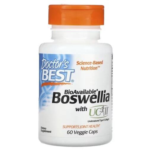 Doctor's Best - Boswellia with UC-II - 60 vcaps