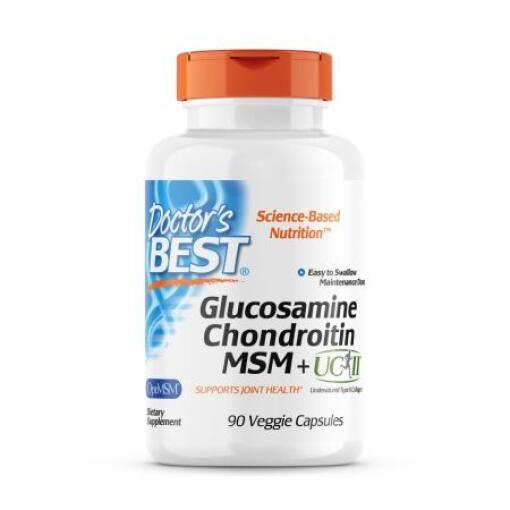 Doctor's Best - Glucosamine Chondroitin MSM + UC-II - 90 vcaps