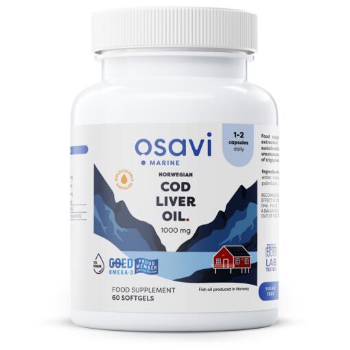 Osavi - Norwegian Cod Liver Oil Softgels