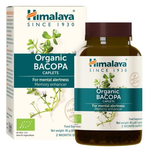 Himalaya - Organic Bacopa - 60 caplets