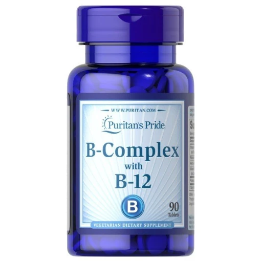Puritan's Pride - B-Complex with B-12 - 90 tablets