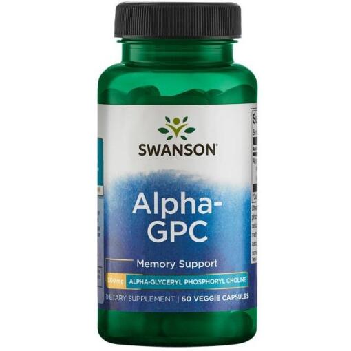 Swanson - Alpha-GPC Alpha-Glycerophosphocholin, 300 mg - 60 vegetarische Kapseln
