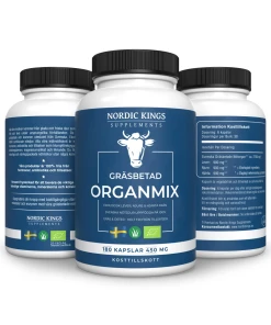 Nordic Kings - Nordische Könige - 100% grasgefütterte & ökologische Organmischung - 180 Kapseln